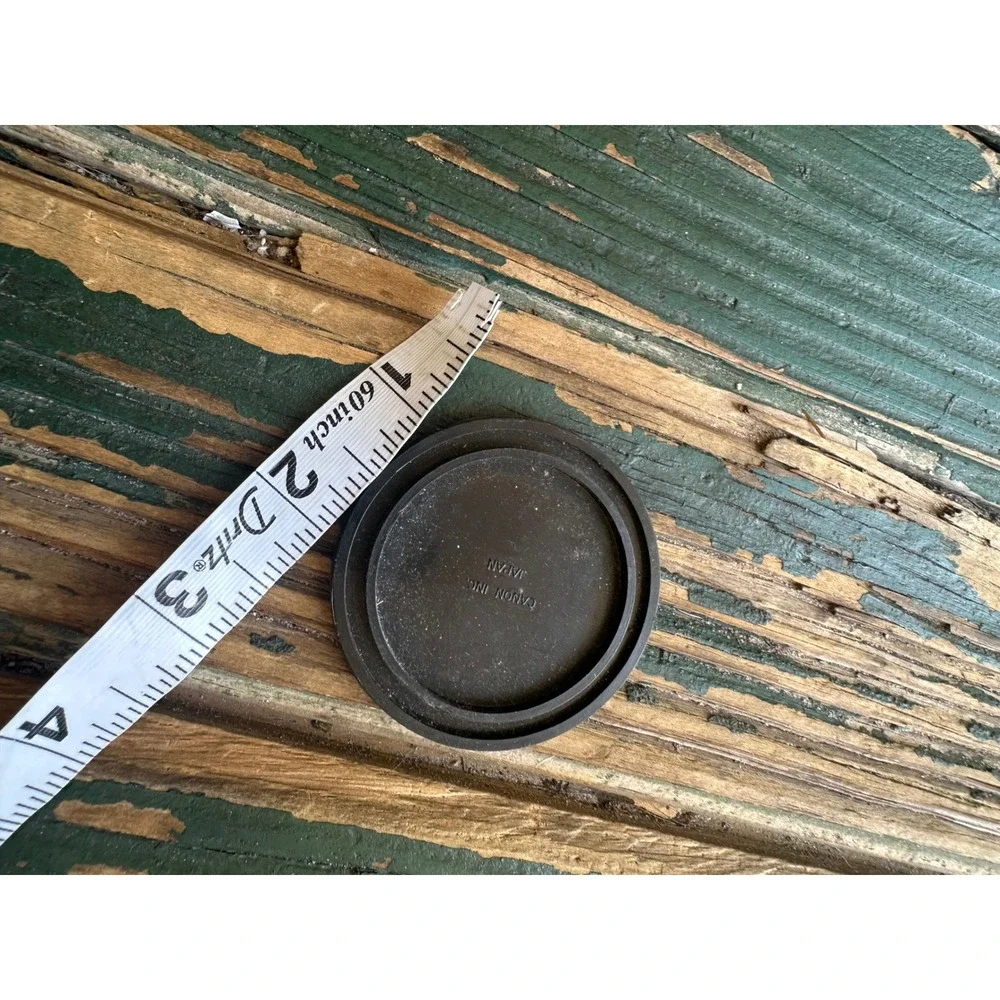 Canon Vintage Push-On Lens Cap 55mm Black Made in Japan Replacement Accessory